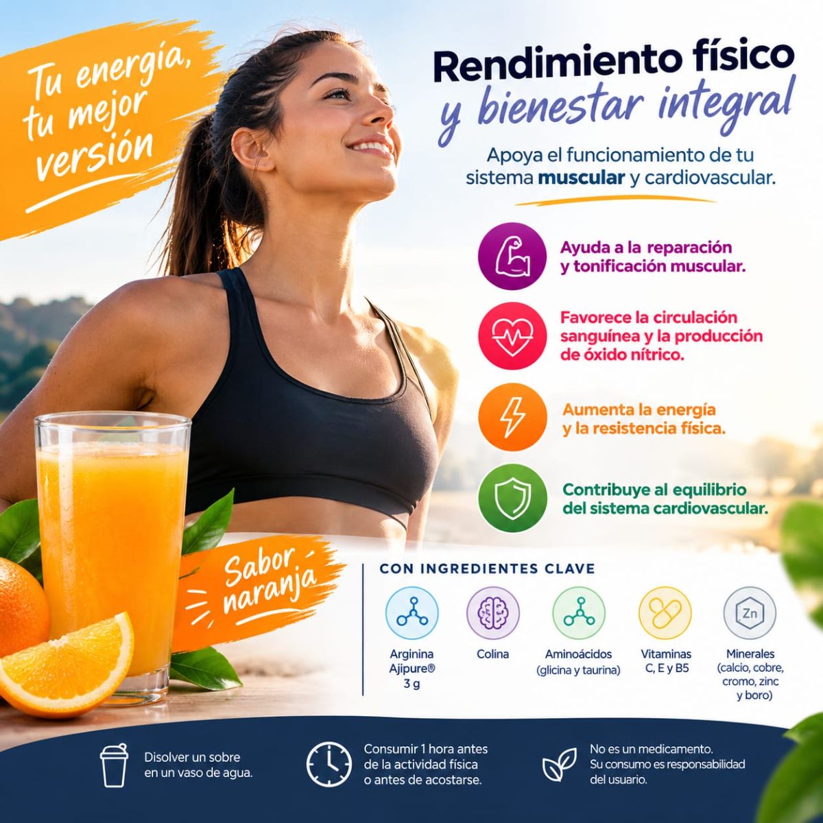 Energía, resistencia y bienestar para dar tu mejor versión